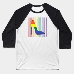 Rainbow Pump Baseball T-Shirt